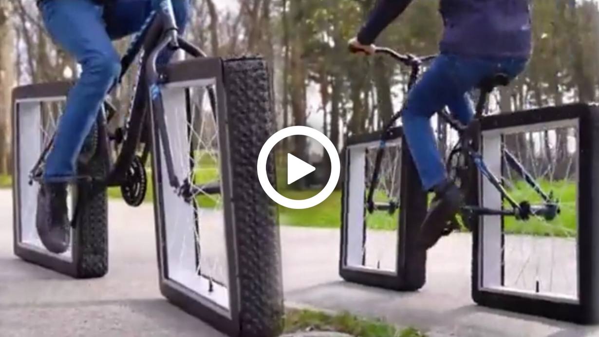 Square Wheel bicycle