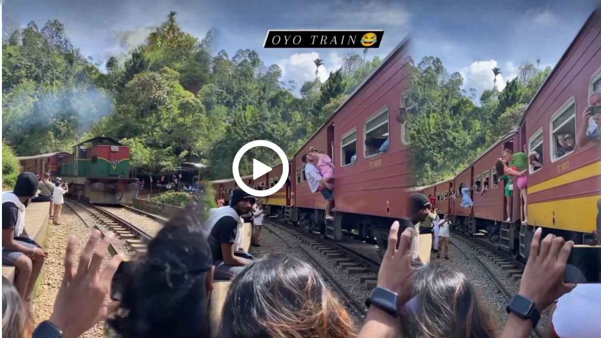 Viral video of OYO Train