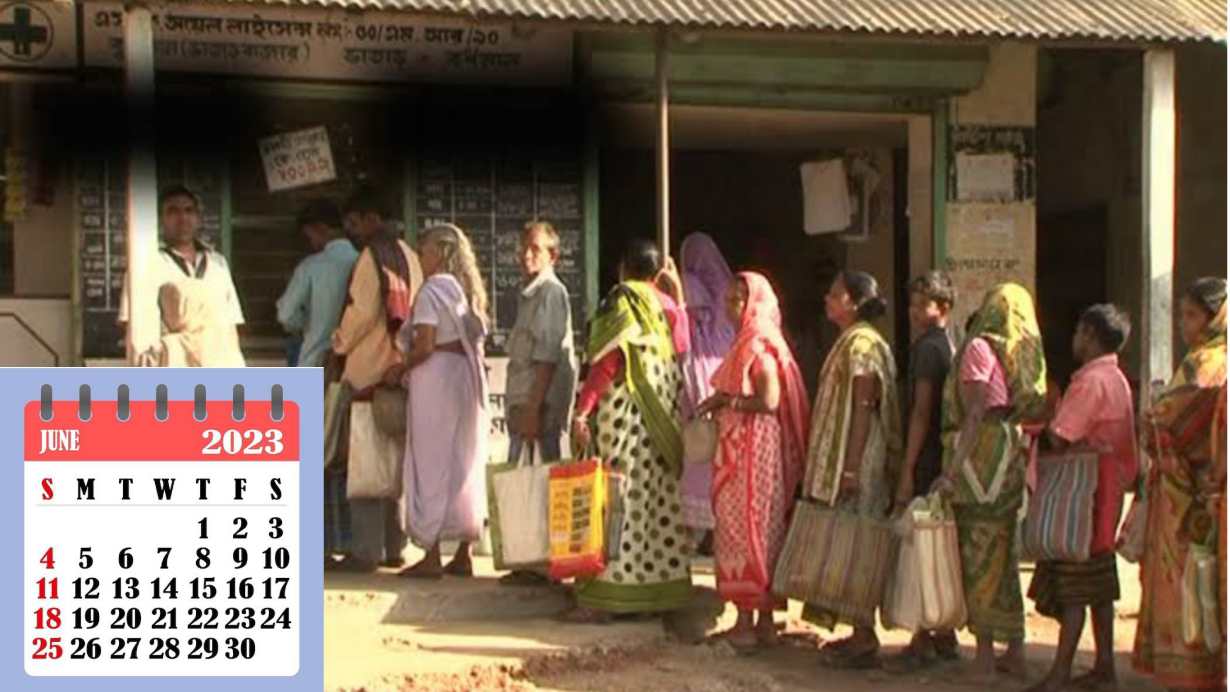 Ration items in June