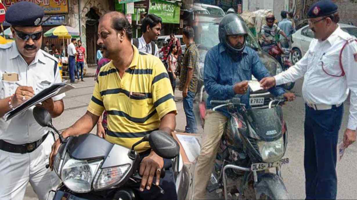 Traffic challan