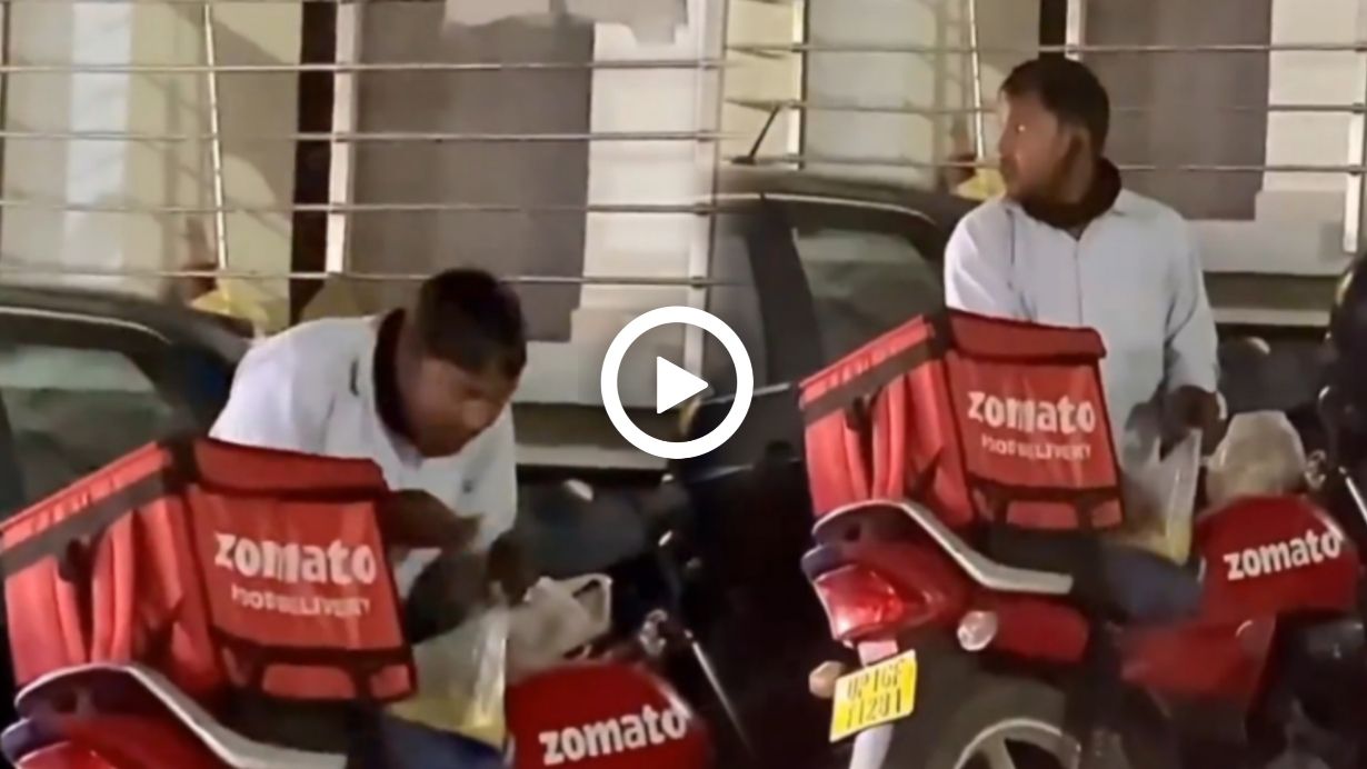 Zomato delivery boy video