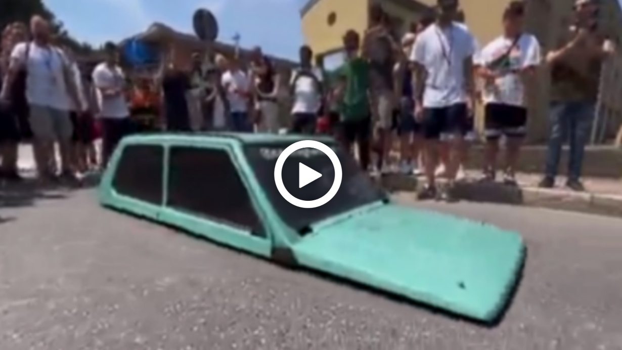 Car without wheels