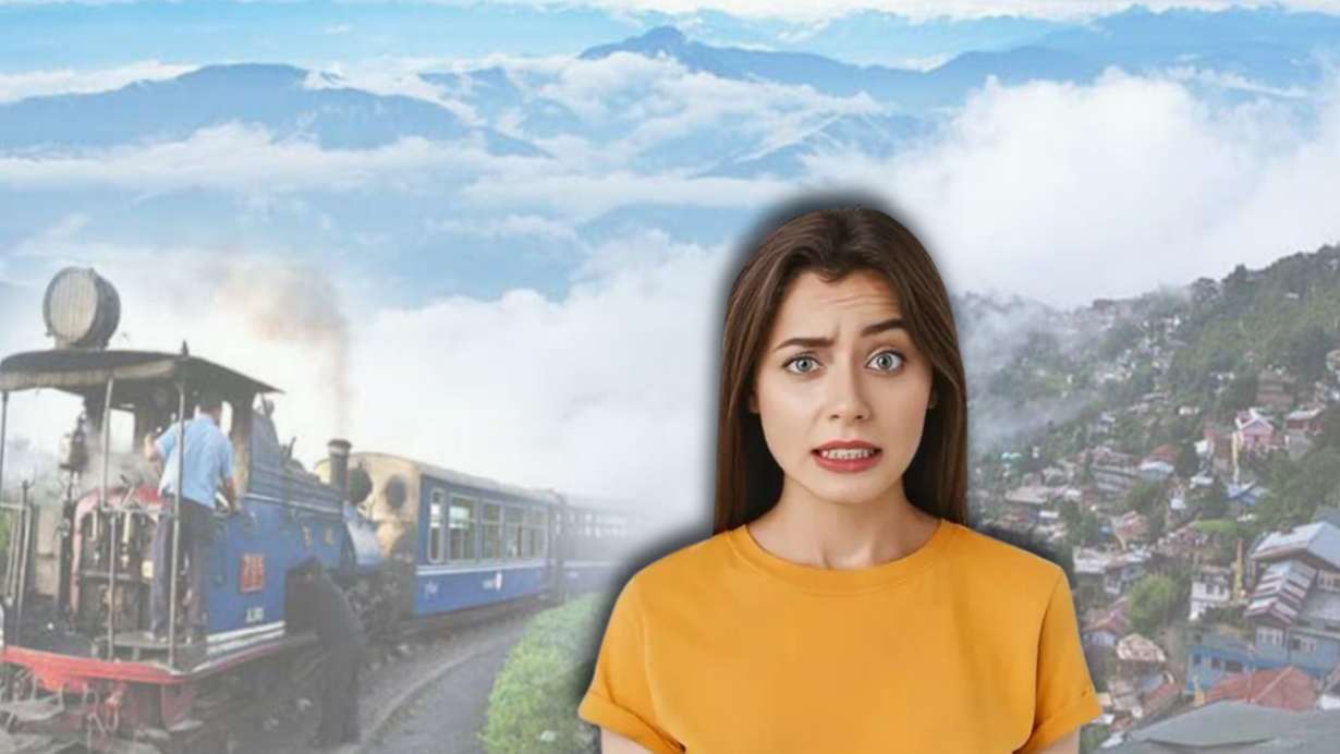 Toy train in darjeeling