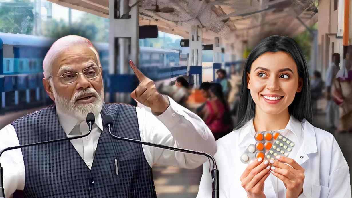 Medicine shop in railway station