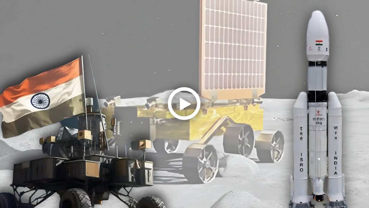 New video of chandrayaan 3 rover pragyan