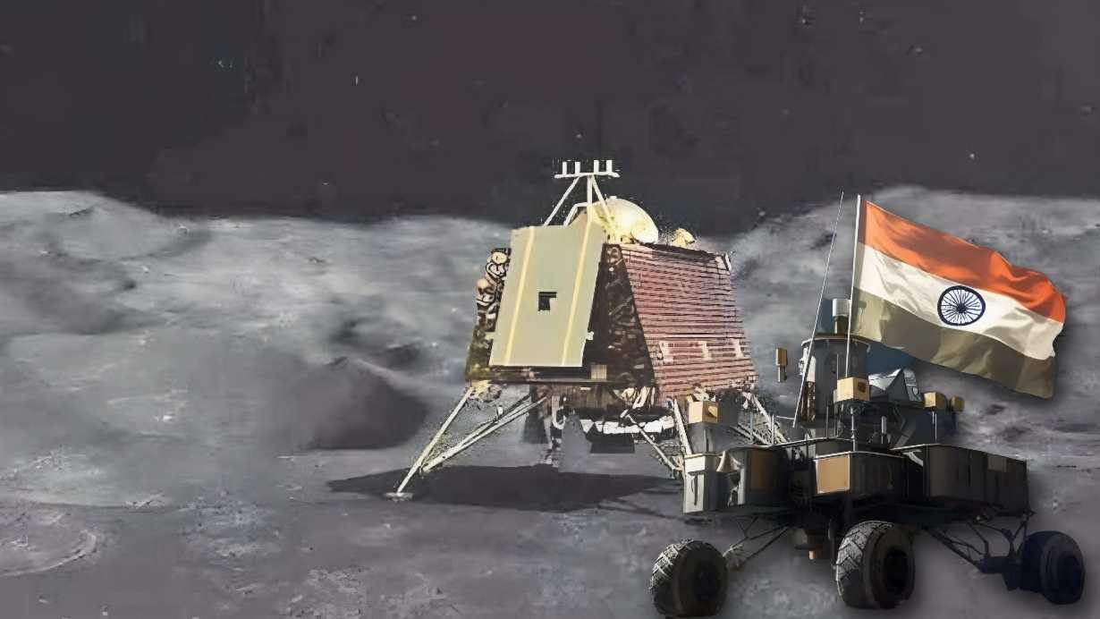 See the lander vikram image captured by-chandrayaan-2