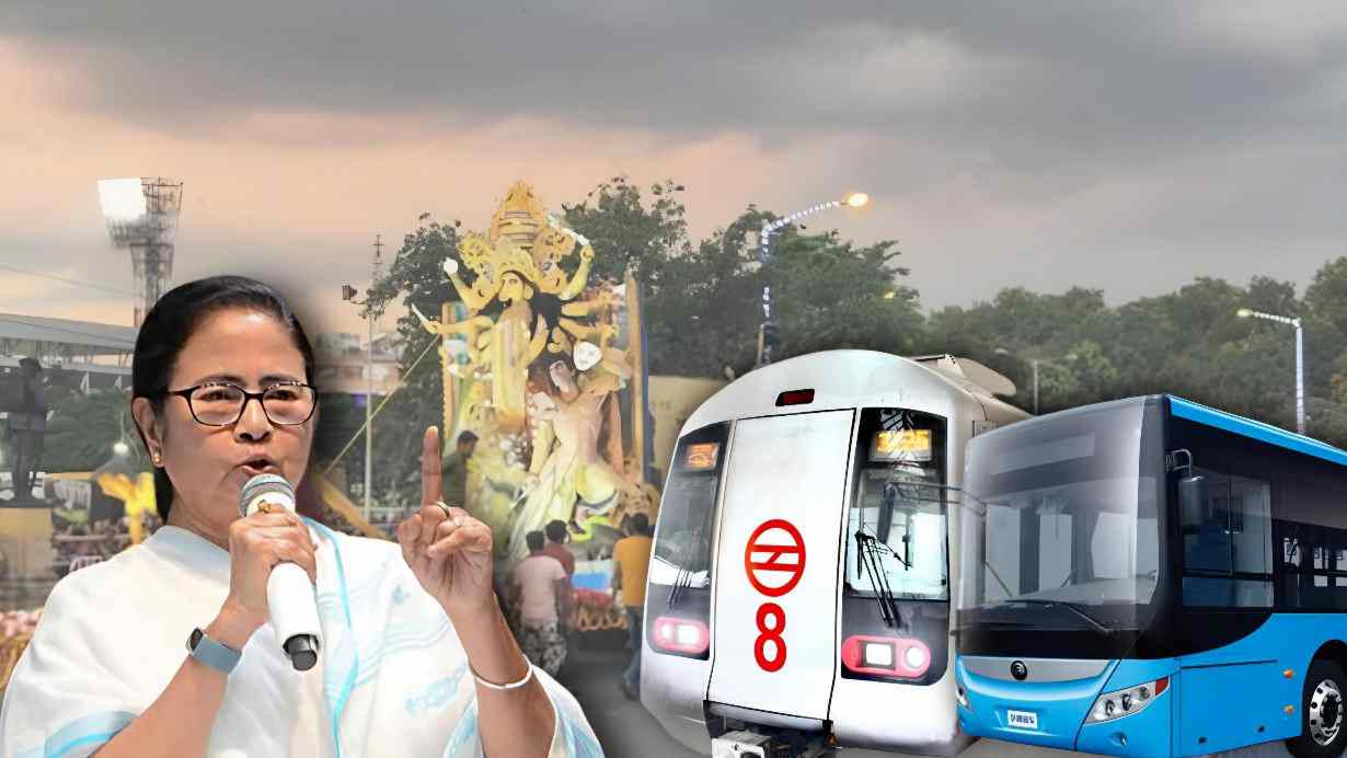 Extra bus and metro for durga puja carnival 2023