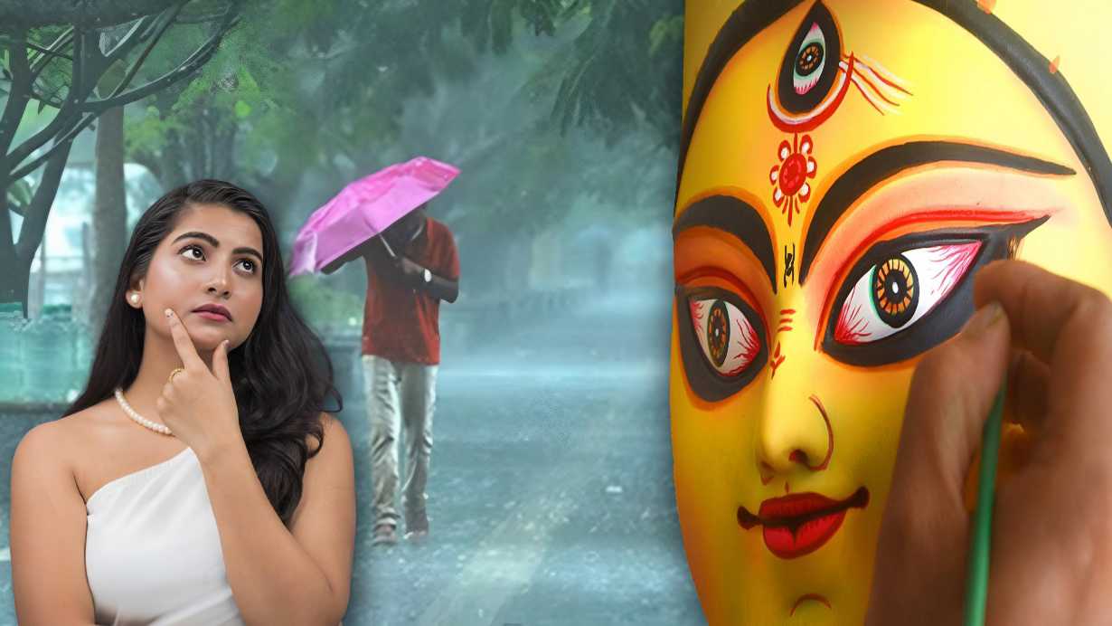 Rain forecast in south bengal during durga puja