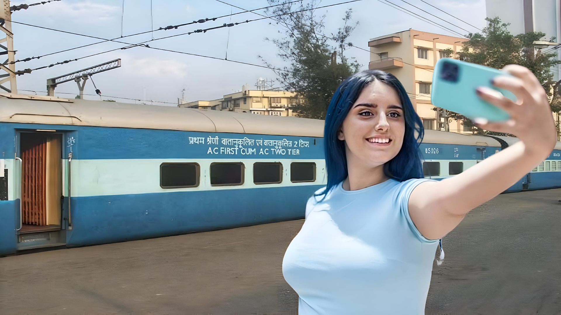 AC coaches in train