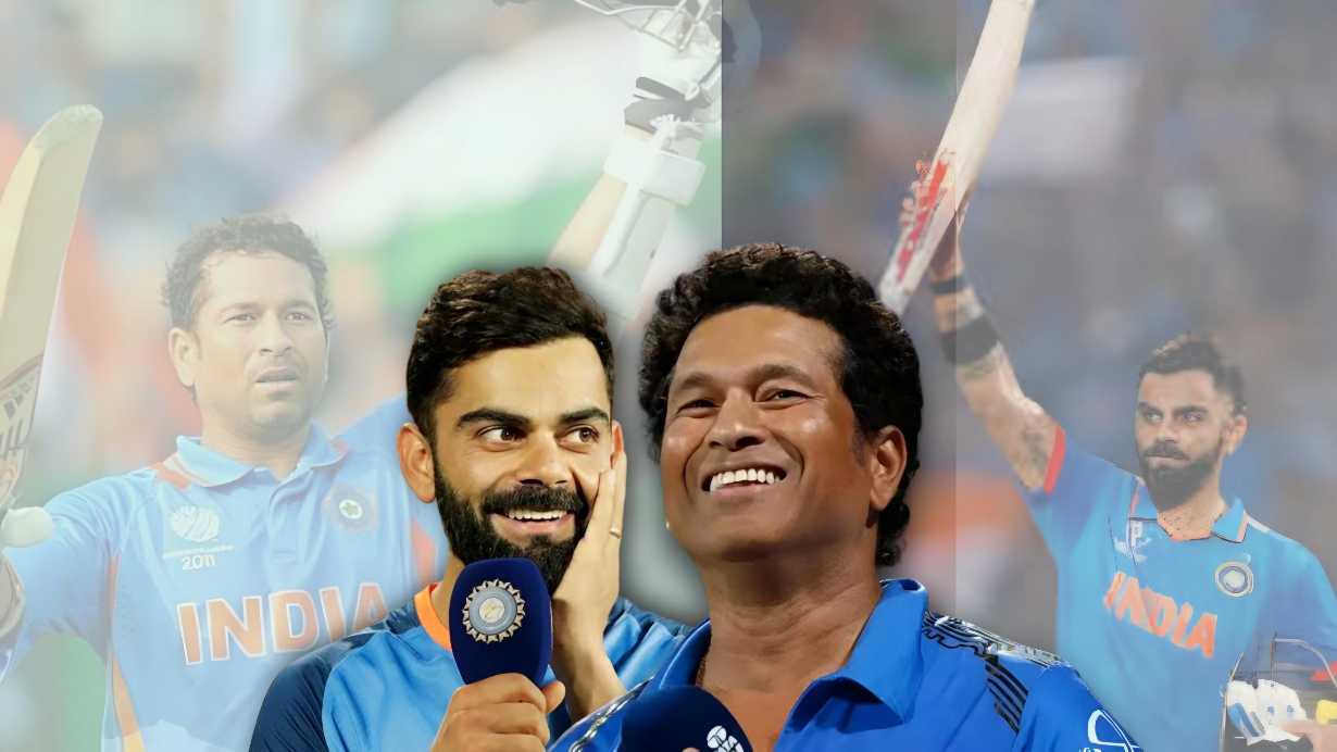 Sachin tendulkar virat kohli