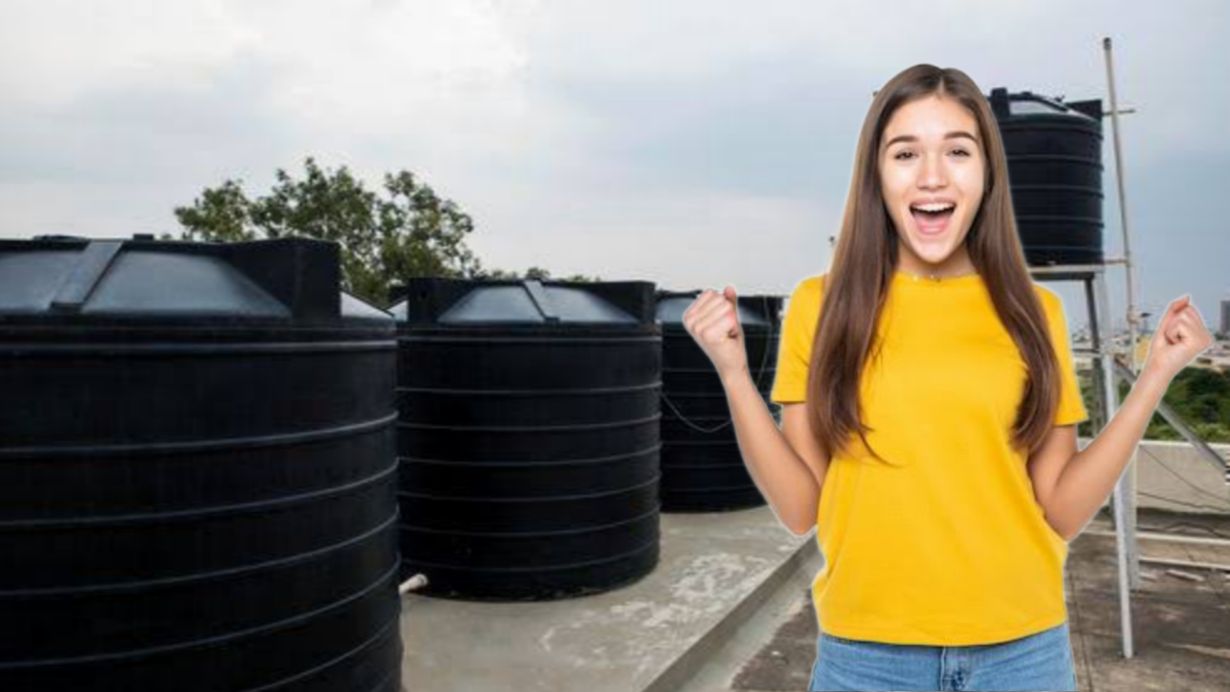 Water tank cleaning