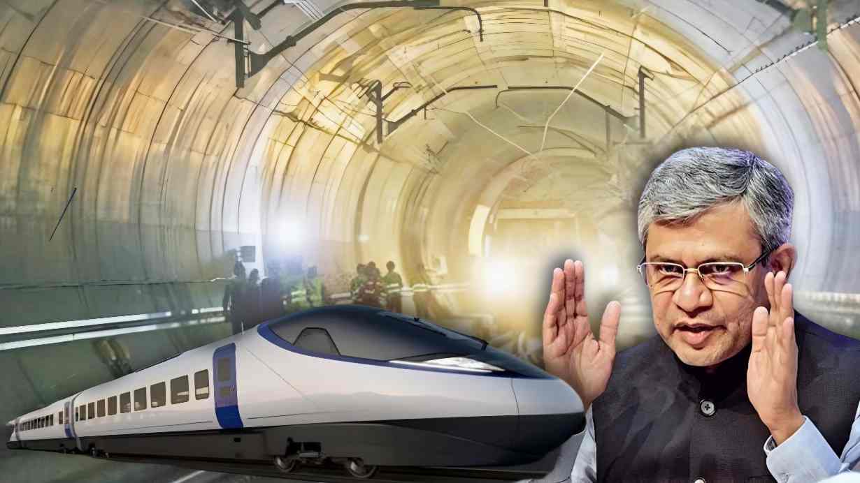 Bullet train underground station in india