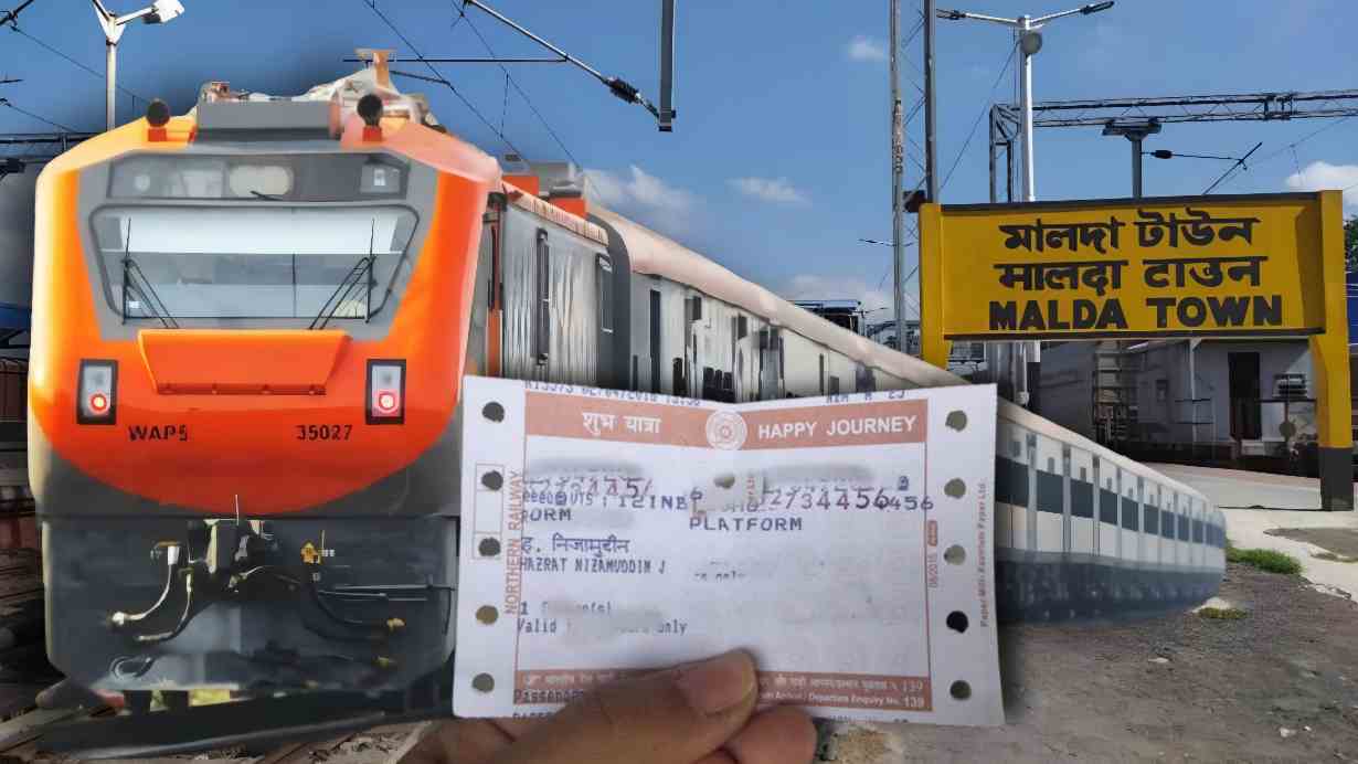 Malda bengaluru amrit bharat train fare