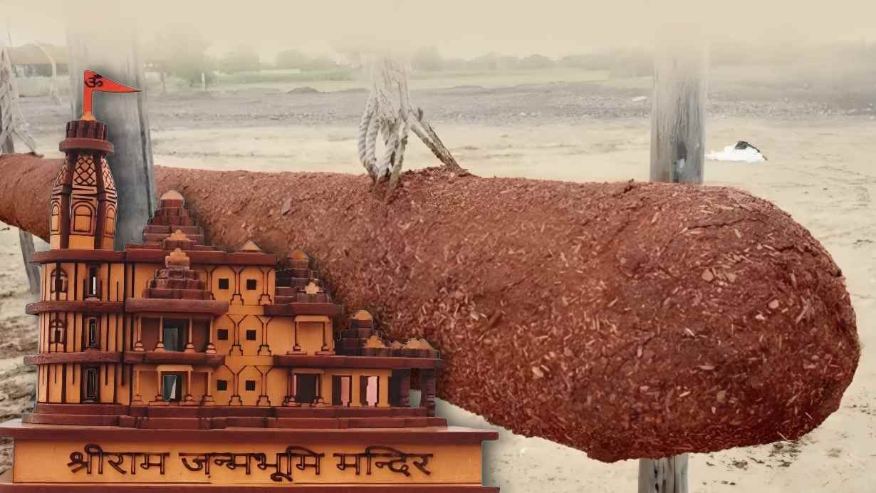 Ram mandir 108 feet incense stick