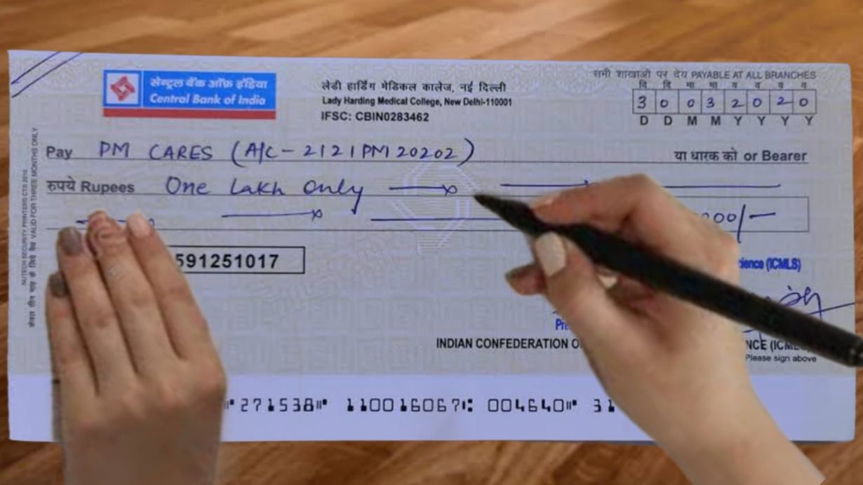 Spelling on Cheque