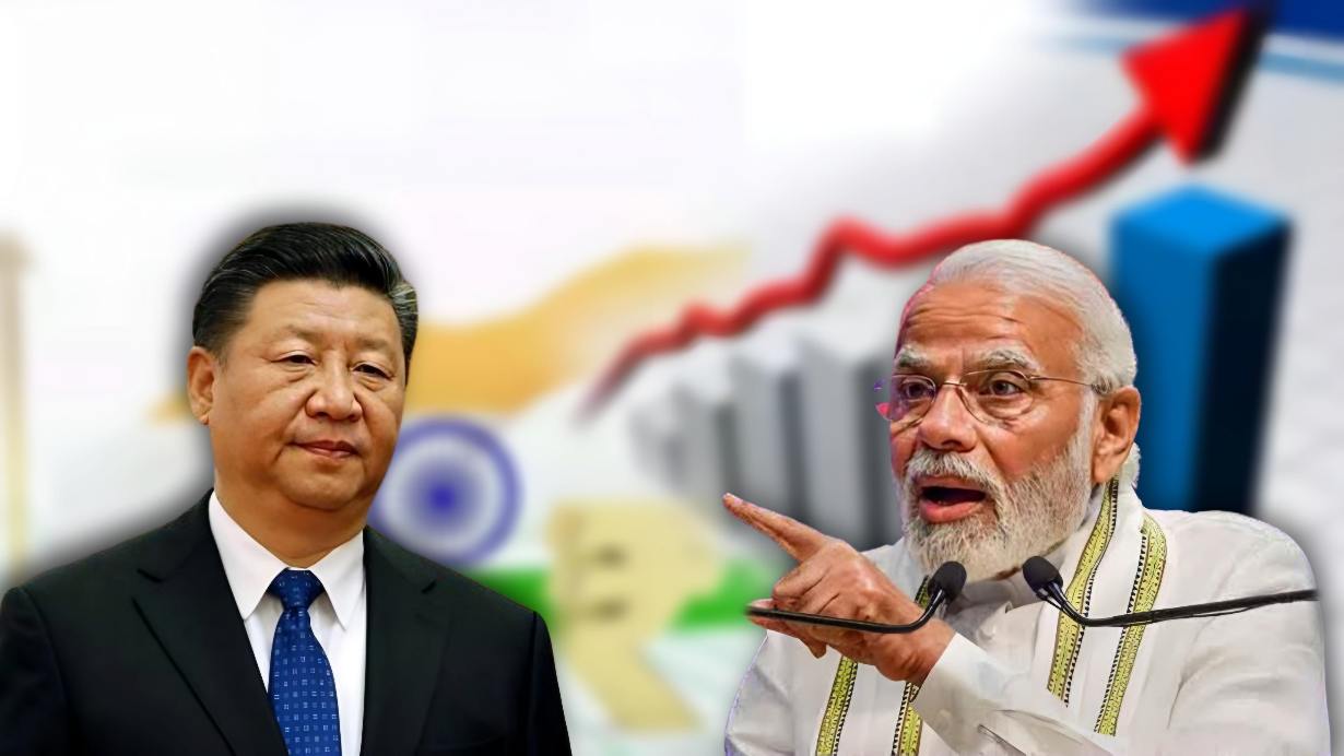 India Stock Market beat China