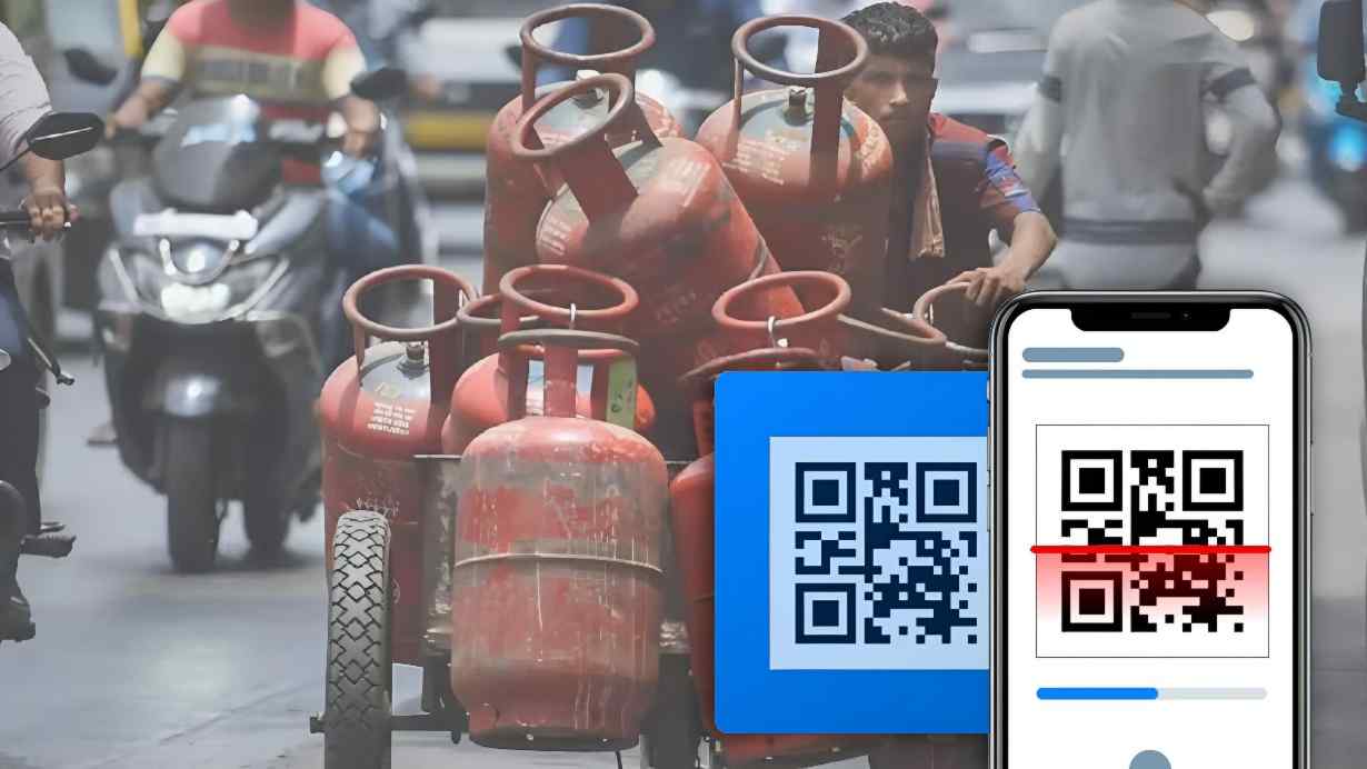 LPG Cylinder with QR Code