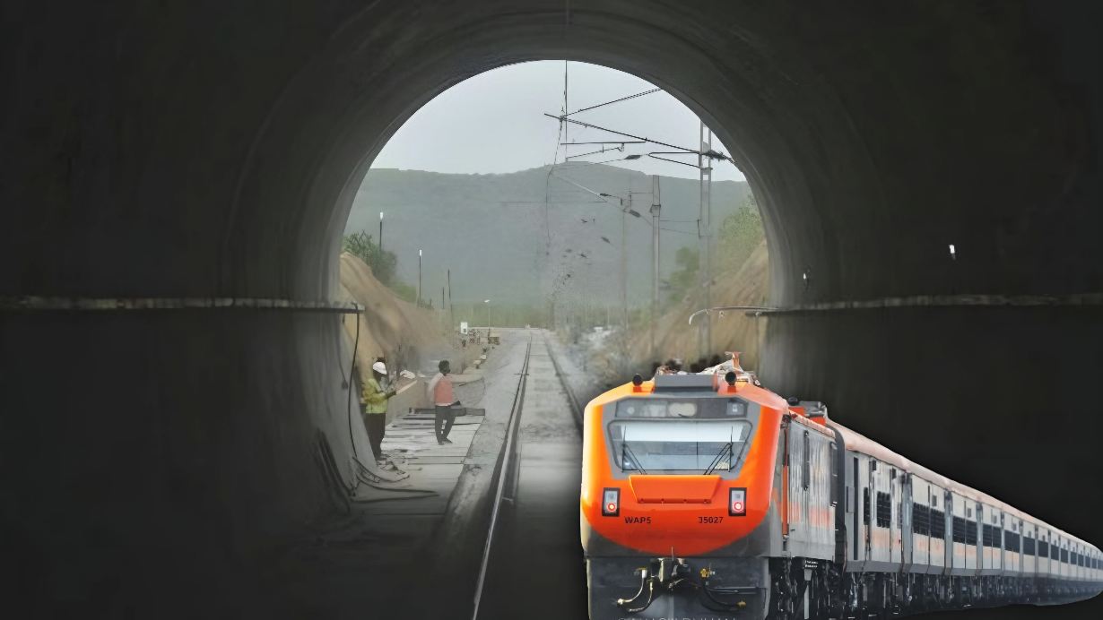 Longest Rail Tunnel in India