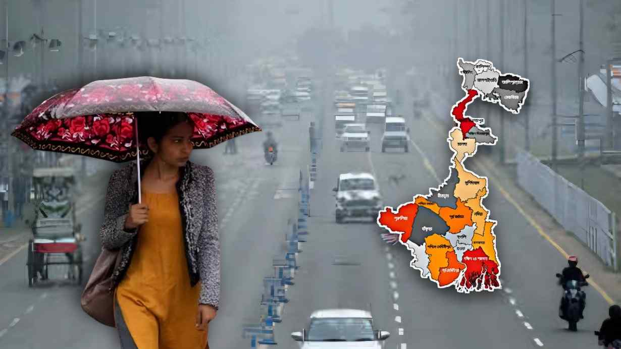 Temperature fall in South Bengal