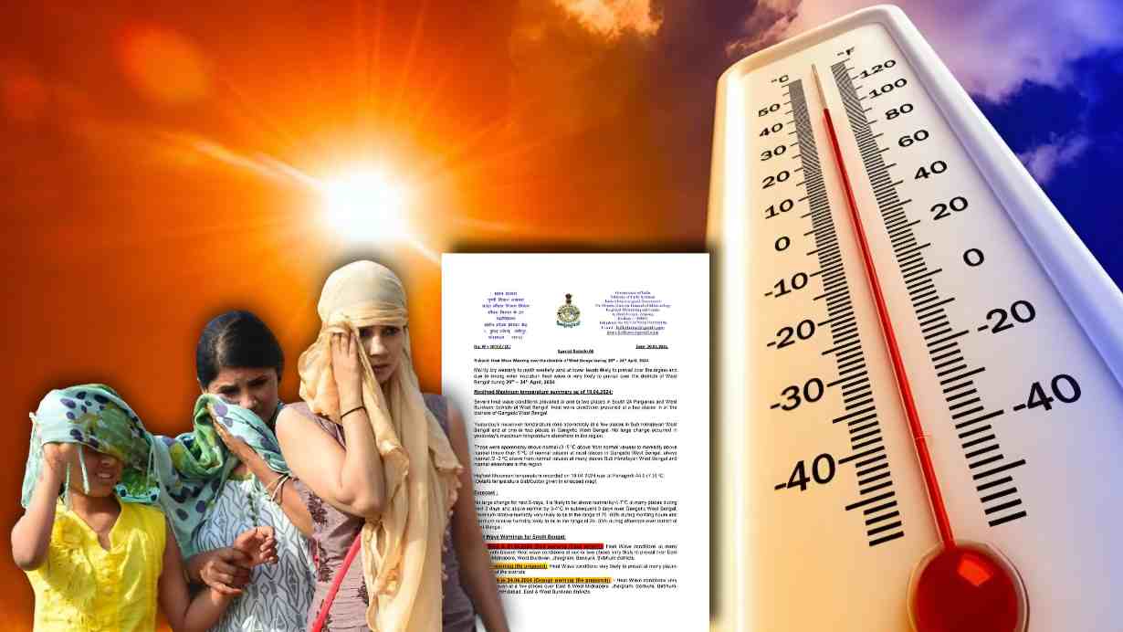 Heatwave Red Alert in South Bengal