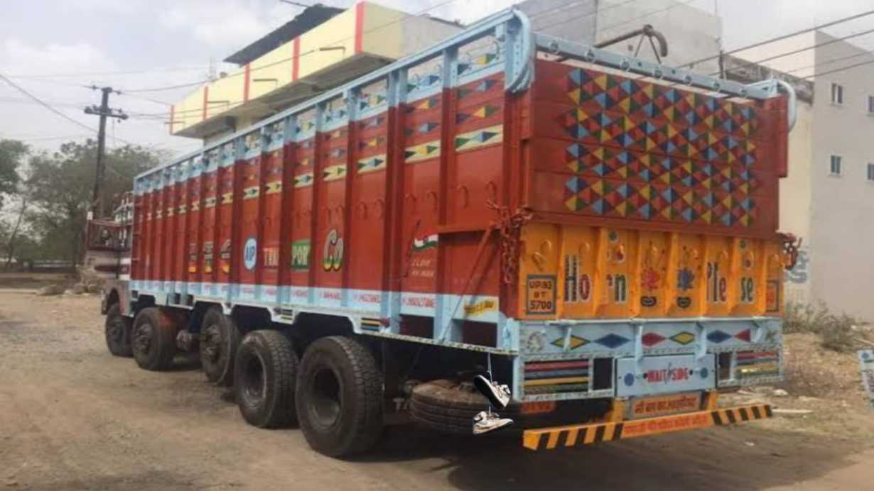 Sandal Hanging Behind Trucks