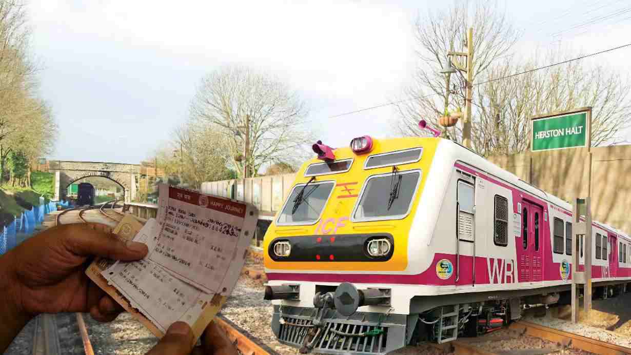 Halt Station Train Ticket