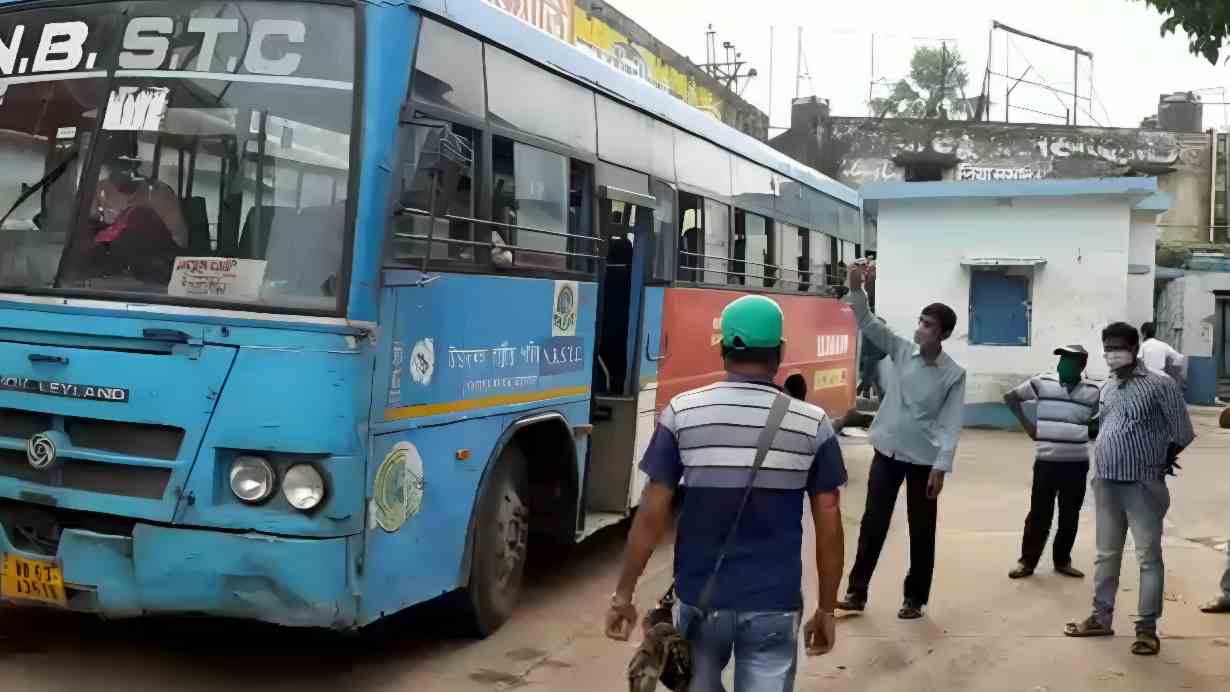 Kolkata CoochBehar NBSTC Bus