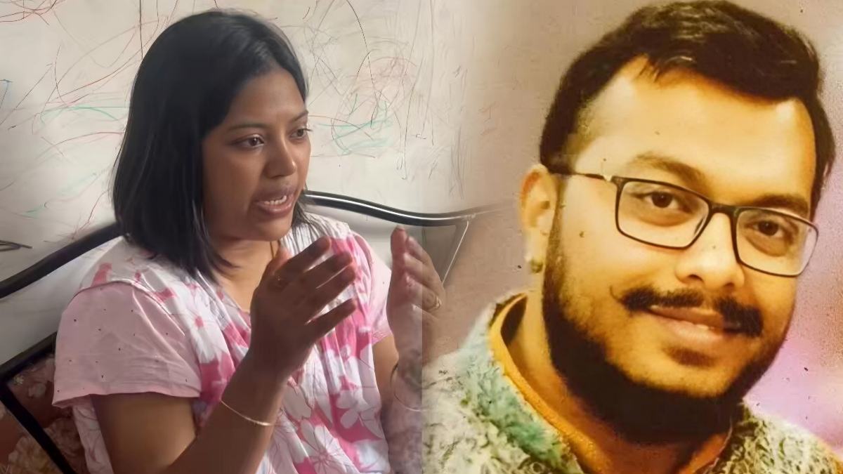 বিতান অধিকারী ও তার স্ত্রী