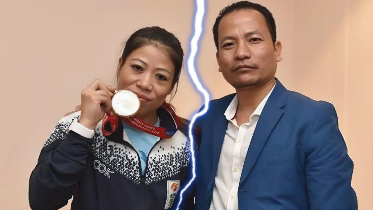 মেরি কম ও তার স্বামী