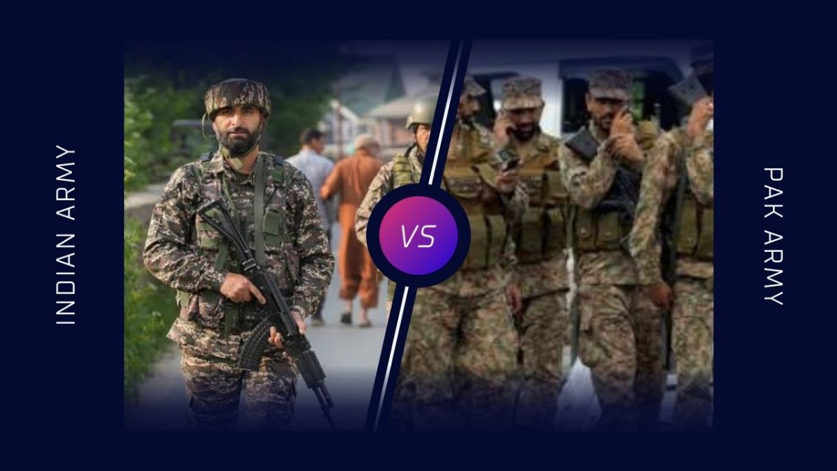 ইন্ডিয়ান আর্মি বনাম পাক আর্মি