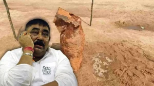 অনুব্রত মন্ডল ও দ্বিতীয় বিশ্বযুদ্ধের সময়কার বো*মা (এডিট ছবি)