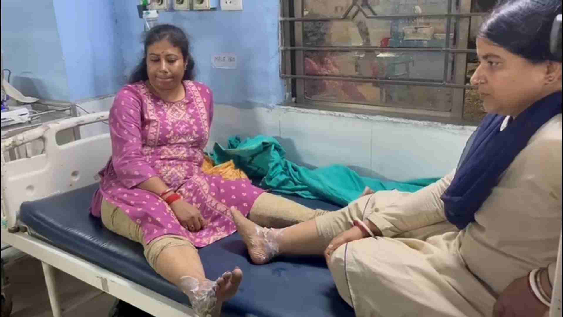 আহত পুলিশকর্মী