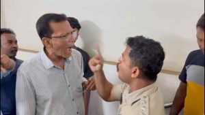 বিজেপি পুলিশ বাকবিতন্ডা