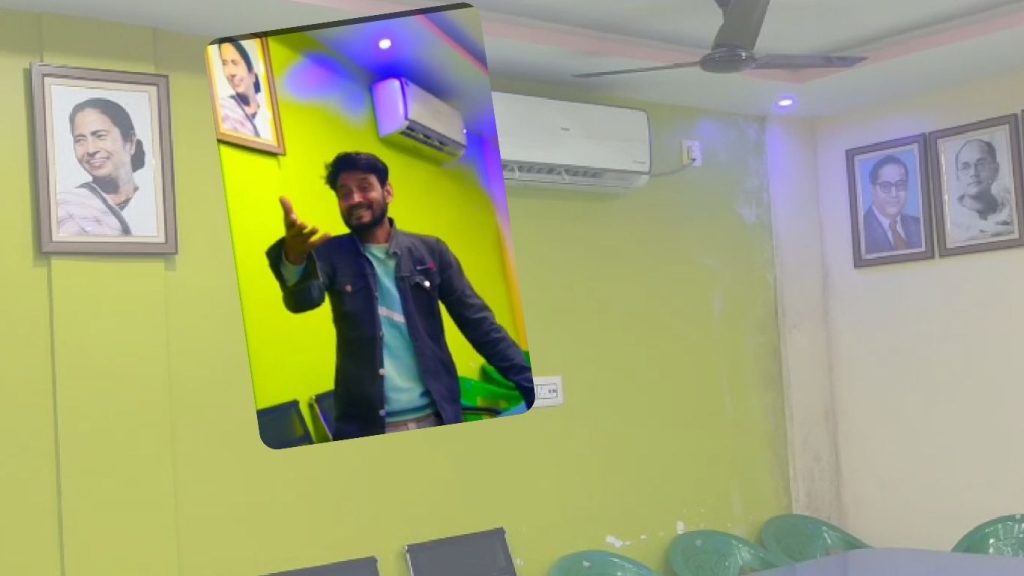 কাউন্সিলদের রুমে রিলস বানালেন যুবক