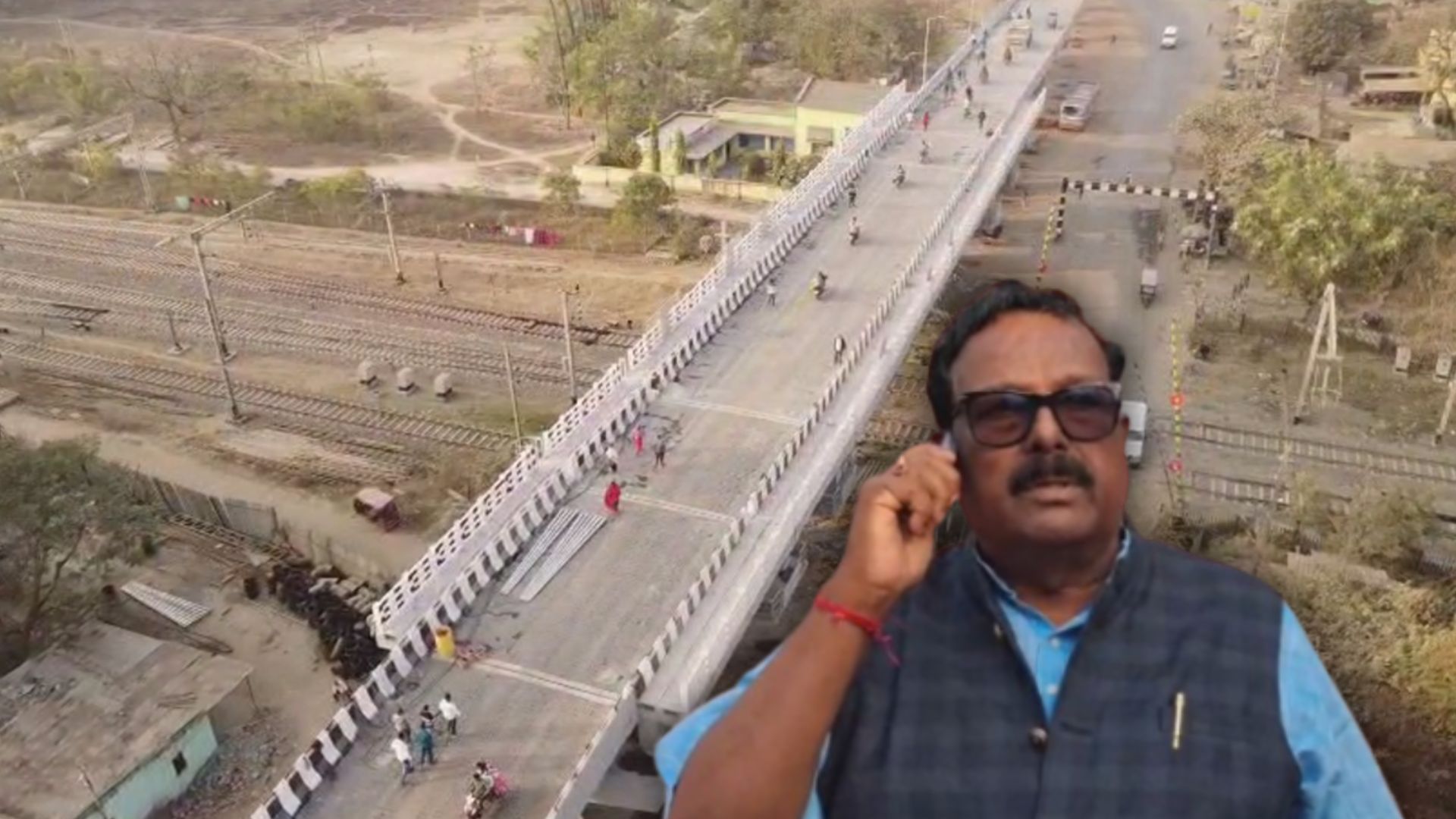 হাটজান বাজার রেল ওভারব্রিজ চালুর দাবিতে সরব তৃণমূল