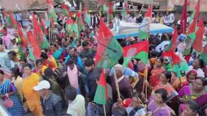 আদিবাসী বিক্ষোভ