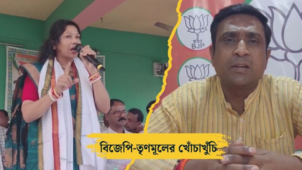 উন্নয়নমূলক কাজ নিয়ে তৃণমূল বনাম বিজেপি