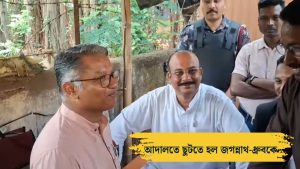 BJP candidate Jagannath Chatterjee and Dhruba Saha rushes to court amid Election Campaign