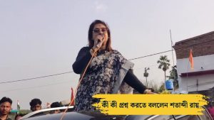 Shatabdi Roy told to ask two question to BJP candidates during election campaign